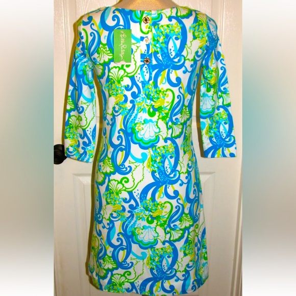 NWT LILLY PULITZER BEAUTIFUL CHARLENE DRESS RESORT WHITE CRYSTAL COAST - Picture 5 of 6